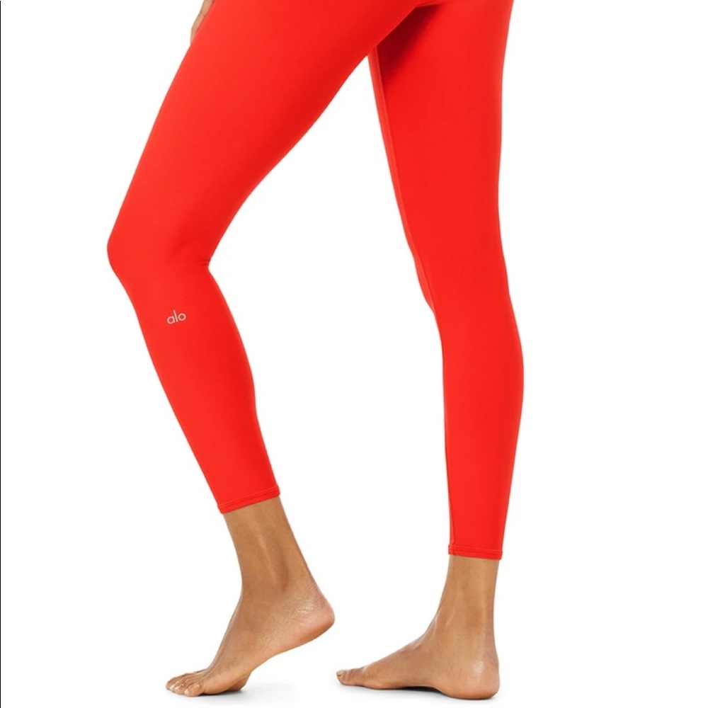 ALO Yoga 7/8 High-Waist Airbrush Legging Cherry